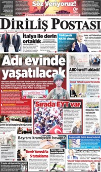 Diriliş Postası Gazetesi Manşeti