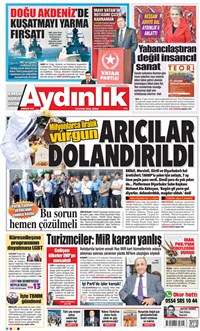 Aydınlık Gazetesi Manşeti