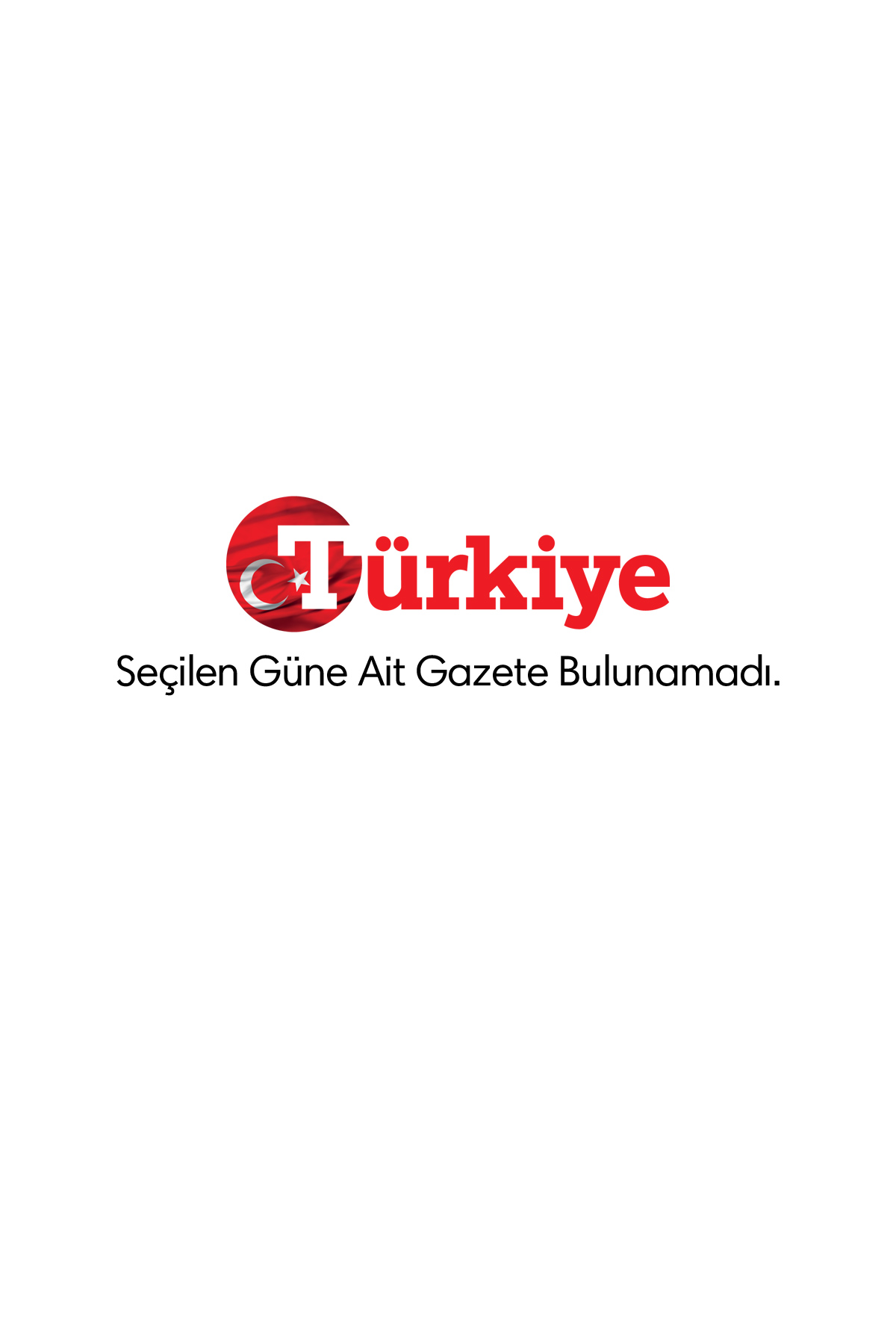 Türkiye Gazetesi Manşeti