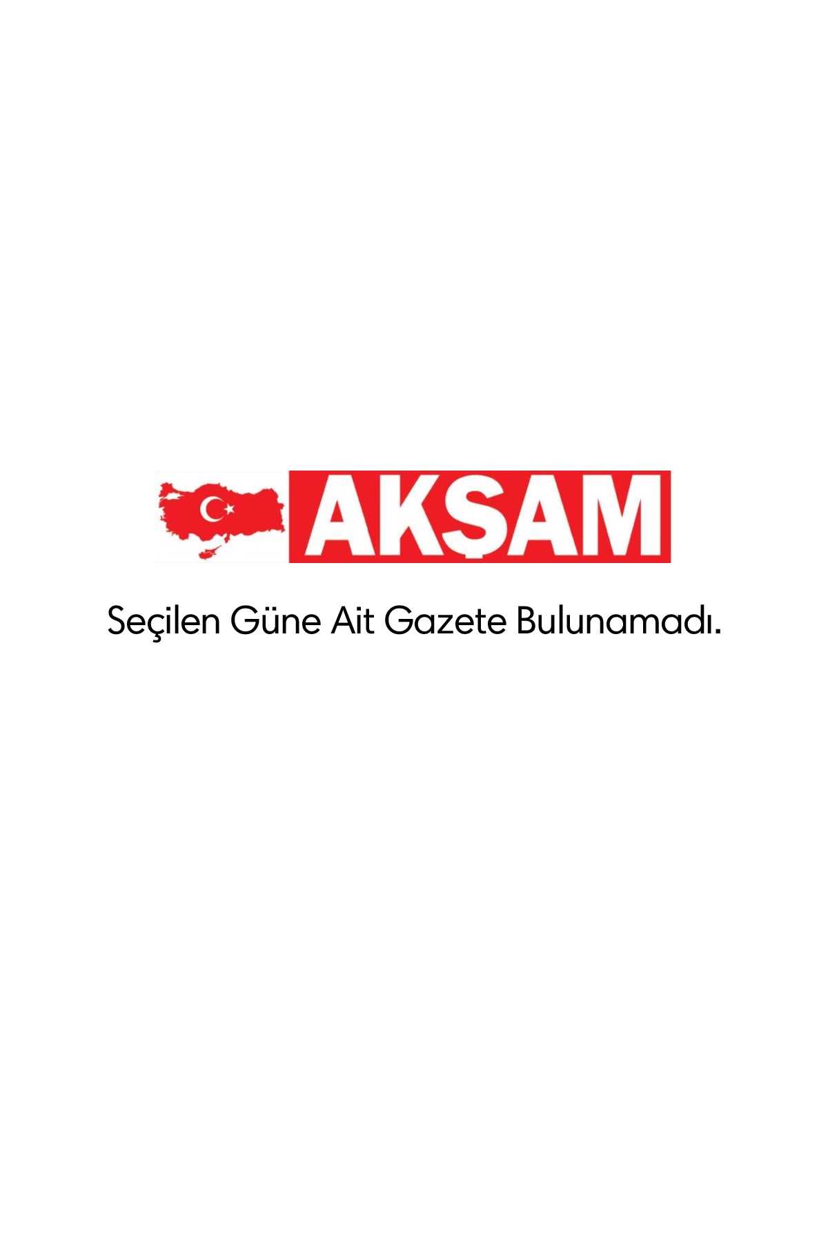 Akşam Gazetesi Manşeti